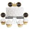 Big Dot of Happiness Hoco Dance - Dessert Cupcake Toppers - Homecoming Clear Treat Picks - Set of 24